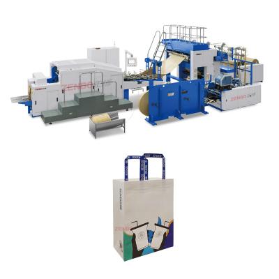 China Full Automatic Hotels Mini Bag Making Equipment Paper Bag Machinery For Sale for sale