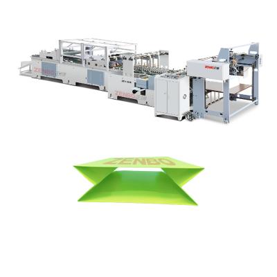 China Hotels Sheet Feed Bag Tube Forming Machine Semi Automatic Paper Bag Making Machine ZB1100A for sale