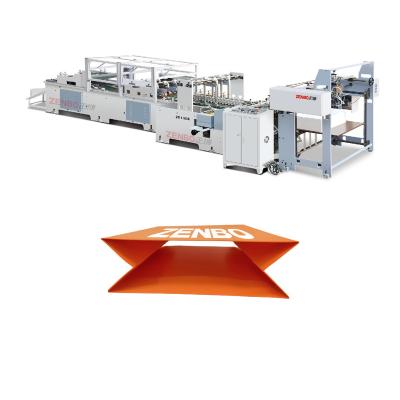 China Hotels Paper Bag Making Machine Sheet Feed Bag Tube Forming Machine ZB1100A for sale