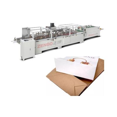 China ZB50B-2 hotels handbag bag bottom gluing machine gift shopping paper bag making zenbo for sale