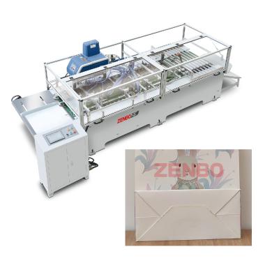 China ZB50B Hotels Paper Bag Packing Bottom Gluing Sealing Machine for sale