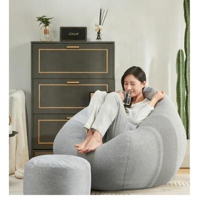 China Modular Wholesale comfortable 600d  Bean Bags Comfortable Living Room L Corner Sofa Bedroom Bean Bag Sofas Bin Bag chair for sale