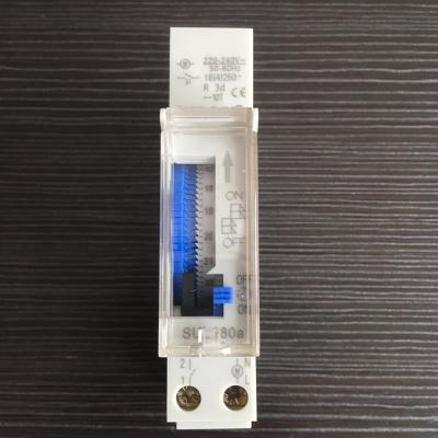 China SUL180a 15 Minutes DIN Rail Mechanical Timer 24 Hours Daily Programmable Time Switch for sale