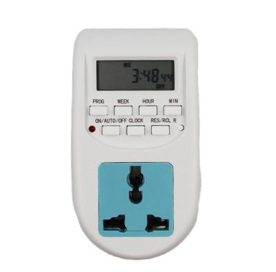 China 220V-240V Timer Programmable Electronic Timer Socket Digital Timer EU Plug for sale