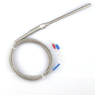 China [factory] 0-400 C K type Thermocouple probe 100mm Sensors 1.8m cable temperature probe sensor for sale