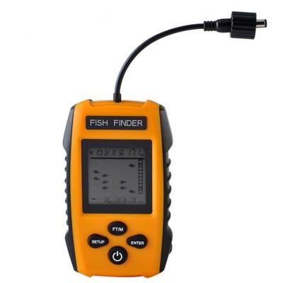 China Portable Sonar Alarm Fish Finder Echo Sounder 0.7-100M Transducer for sale