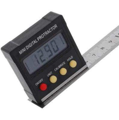 China Digital magnetic electronic Protractor Inclinometer Level Meter 4*90 Degree for sale