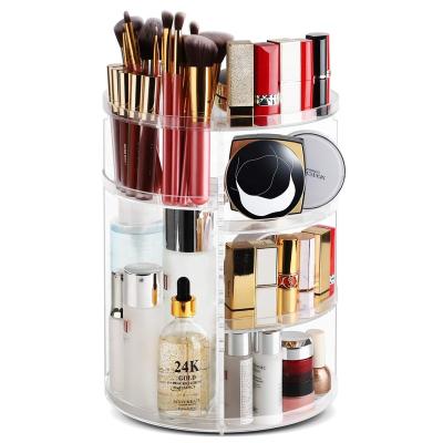 China CLASSIC 360 Degree Rotating Makeup Organizer Women Cosmetics Beauty Makeup Organizer for Blush Makeup Organizer Stand for sale