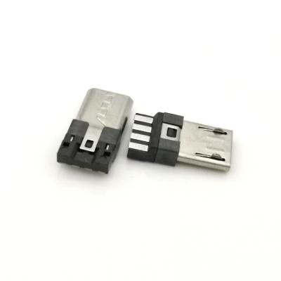 China audio & V8 Pin 2 Pin 5 Pin Plug Extended Connector Micro USB B 4 Pin 2 Video Micro USB 2.0 Male Type B Male Plug for sale