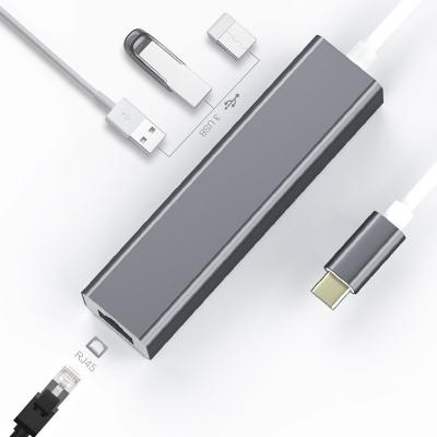 China Usb Hub 4 in 1 USB Type C Hub 4 in 1 High Speed ​​Spliter Type C USB Hub with USB 3.0 Type C Hub Adapter for sale