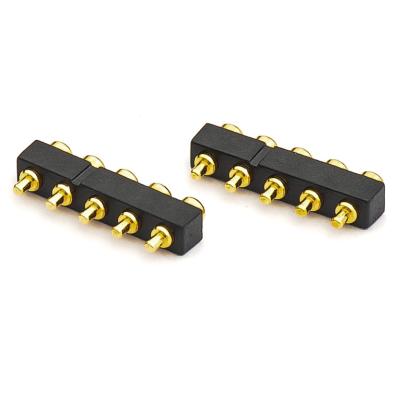 China Communication connectors high current pogo 10a pin pitch 2.54mm right angle spring loaded pogo pin connector for sale