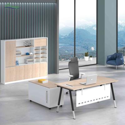 China Commercial Furniture Office Work Desk Escritorio Home Office Design L Shape Office Desk Computer Table Corner Desk for sale