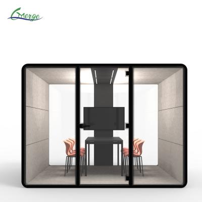 China Optimal Lighting and Soundproof Function in Acoustically Insulated Workspace Cabin with LED Lights for sale