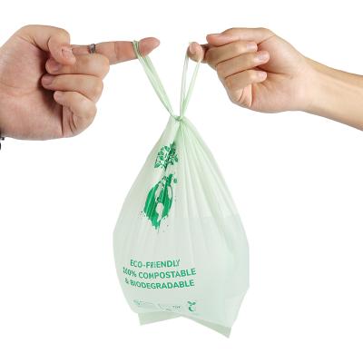 China Sustainable Wholesale Dog Poop Bags Waste Eco New And Hygienic Light Green Clean For Biodegradable for sale