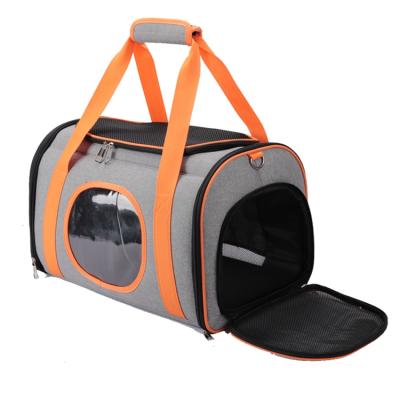 China New Sale Sustainable Pet Backpacks Fashion Wholesale Portable Large Capacity Travel Luxury Dog Carrier Bag for sale