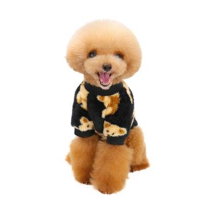 China Designers Cat Sweater Cheap Coats Pet Winter Dishonest Flocking Dog Clothes Luxury for sale