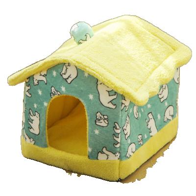 China Stocked Six Options Soft Material Foldable Tiny Sofa House For Pets Dog Bed House for sale