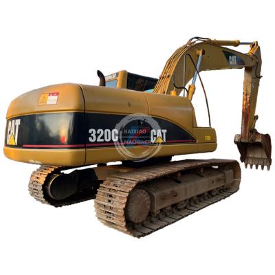 China Video technical support High quality second hand machinery medium/large crawler hydraulic digger Cat 320D/320C 20tons used excavator with CE/EPA for sale