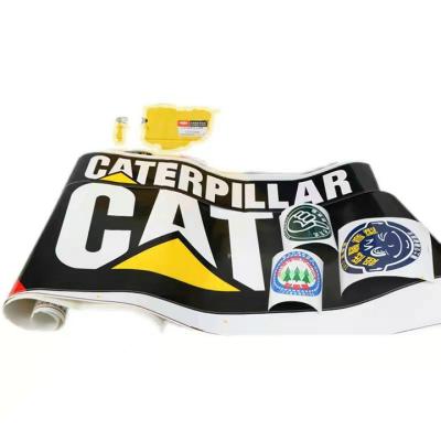 China Decorative Sticker caterpillar excavator pvc sticker for Cat 320C machinery accessories  whole set  all kind of color are available for sale