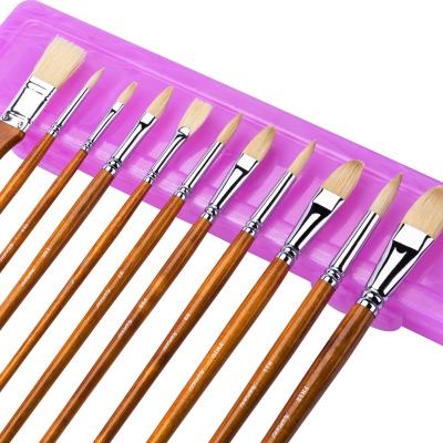 China Tani Wholesale Bristle Brush Painting Set Professional Oil Painting Set Brush OEM for sale