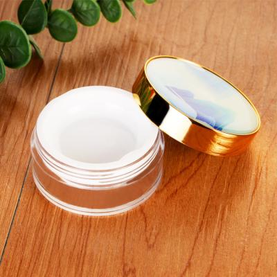 China 10g Round Empty Cosmetic Powder Jar Loose Powder Container for sale