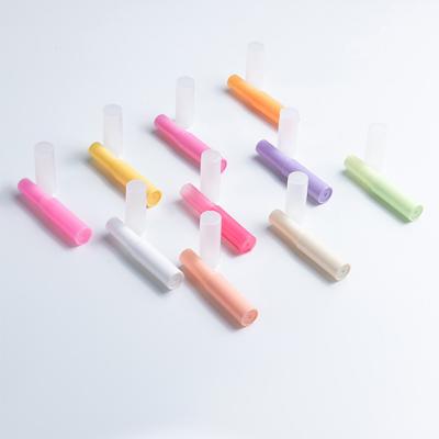 China Free sample 4g ​​cosmetic hot sale lip balm container thin empty packaging mini lipstick tube paper containers with lids lipsticl tubes for sale