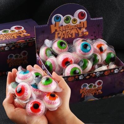 China Cheerful Eyeball Candy Gummy Candy QQ Halloween Gummy Candy Eyeball Fondant Moldes De Silicona Para Fondant Mold Glucose OEM Customization for sale