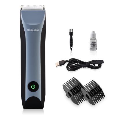 China Waterproof Car Lithium Rechargeable Haircut Self Body Hair Trimmer For Men for sale