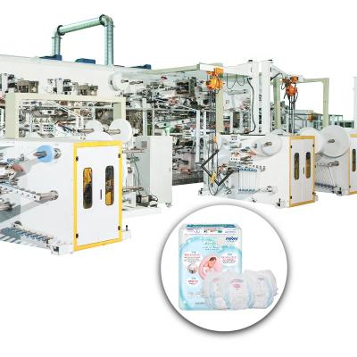 China PEIXIN Garment Shops Cheap Price Pull Up Disposable Baby Panty Diaper Making Machine With Full Automatic for sale