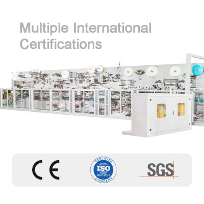 China Automation Equipment PEIXIN LADY PAD SANITARY NAPKIN MACHINE MATERIAL PRODUCTION LINE for sale