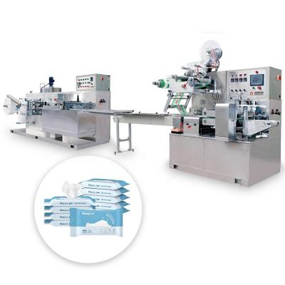 China Hotels 30-120 Pieces Full Auto Wet Cloth Production Line for sale