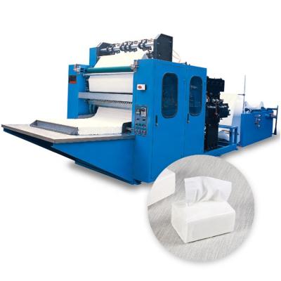 China Fully Automatic PEIXIN Hotel Price Facial Tissue Tissue Paper Product 3 Ply Embossing Fold Making Machine for sale