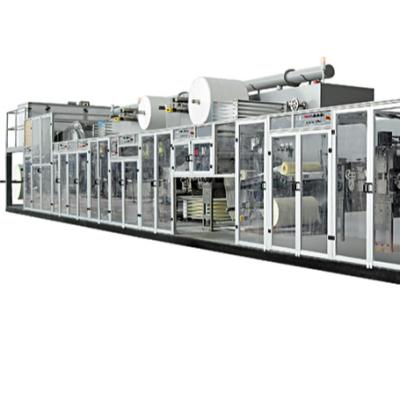 China food & Beverage plant Full-servo control Underpad pet mattress making machine production line peixin for sale