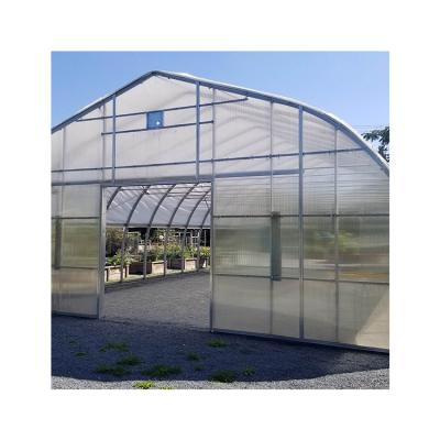 China Hot Dip Galvanized Manufacturer Supply Garden Single Span Steel Greenhouse Used Sale for sale