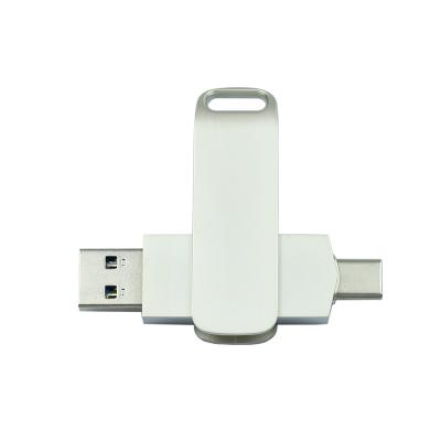 China Spinning Design 16GB 32GB 64GB Unique Usb Flash Hard Disk Type-C Flash Drive For Computer for sale