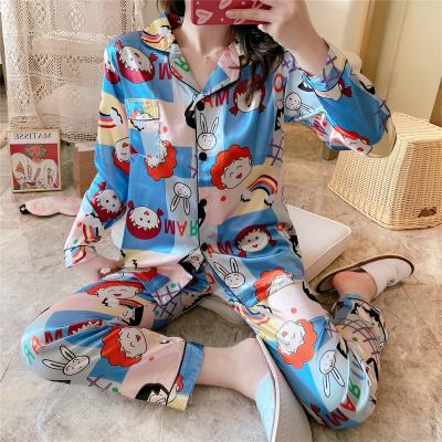 China QUICK DRY cotton pajamas set new design 2020 hot flower women made in china for sale