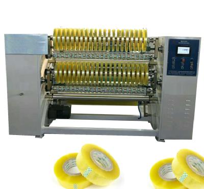 China High Speed ​​Full Automatic Food Tape Rewind Roll Slitter BOPP Tape Slitting Machine for sale