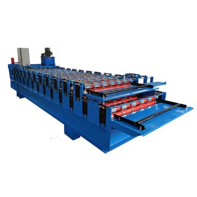 China Building Construction OEM Light Gauge Metal Roof Wall Panel Roof Sheet Steel High Speed ​​Roll Forming Machine for sale