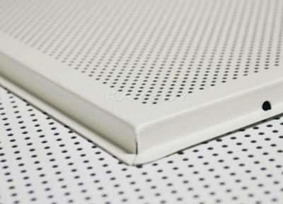 China Customize Aluminum metal perforated drop down ceiling tiles / panel for sale