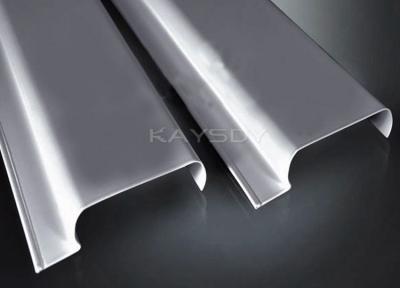 China Suspended metal lath ceiling , metal linear ceiling 100 * 3000 , 300 * 3000mm for sale