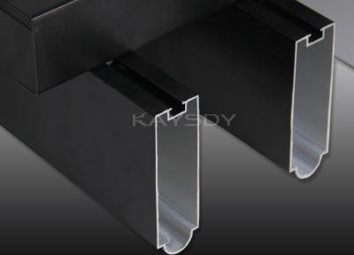 China Custom Bevelled Edges linear metal ceiling  Film Coated Interior Decor for sale