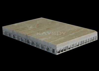 China Light weight Artistic stone facade panel  /  aluminum honeycomb stone cladding for sale