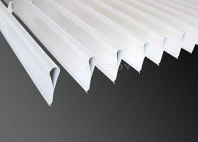 China Commercial Metal Aluminium Baffle Ceiling Systems , Suspended  Metal Ceiling Tiles for sale