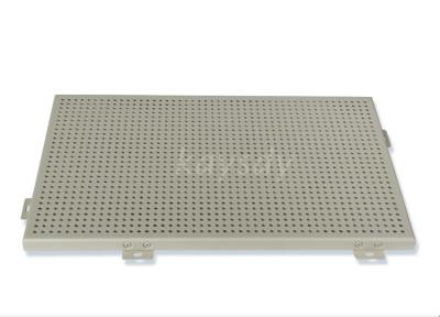 China PVDF Coating Aluminum Wall Panels , perforated metal panel for Bank , exhibition hall for sale