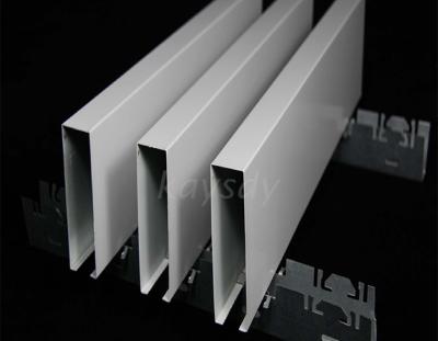 China 25x100 aluminum strip ceiling linear panel / Metal Suspended Ceiling For Subway Station for sale