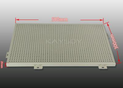 Chine Système en aluminium perforé de fixation de revêtement de mur rideau de capacité autonettoyante forte à vendre