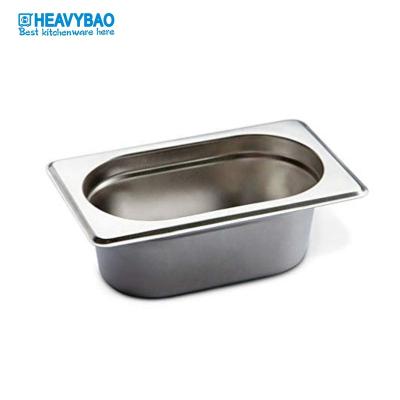 China Durable Hotel Buffet Food Equipment Heavybao High Level Stainless Steel Hotel GN Pan Gastronorm Food Container For Sale for sale