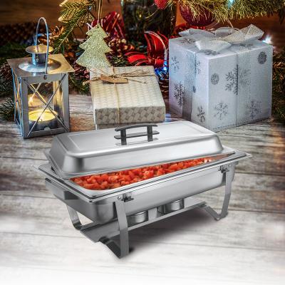 China Heavybao Christmas Design Stainless Steel Economy Stackable Buffet Beetles Commercial Chafing Dish Warmer for sale