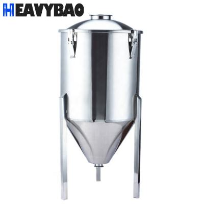 China Hotels Heavybao Food Grade Stainless Steel Beverage Wine Making Machine Beer Brew Conical Fermenter Fermentation Equipment for sale