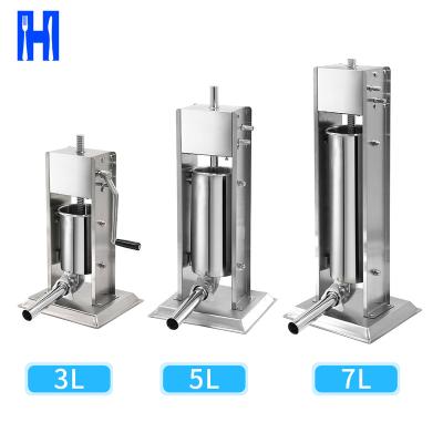 China Heavybao Commercial Home Kitchen Used Mini Stainless Steel Small Sausage Stuffer Filler Sausage Making Machine for sale